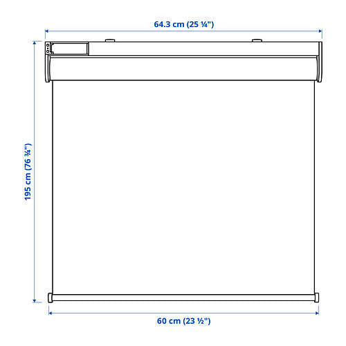 IKEA FYRTUR 智慧窗簾60CM