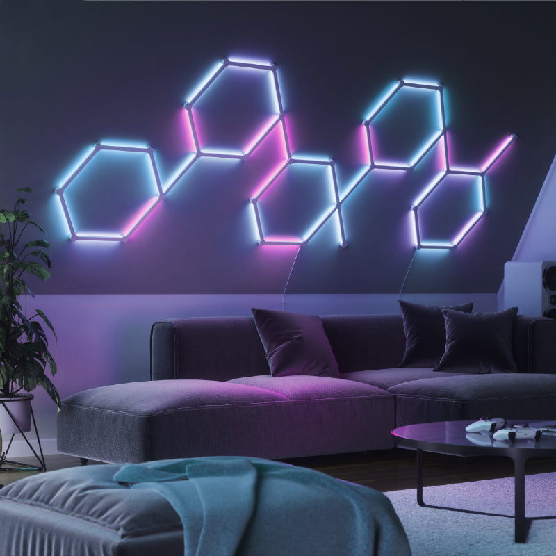 Nanoleaf Lines 觸控聲控彩色智能燈 x 9