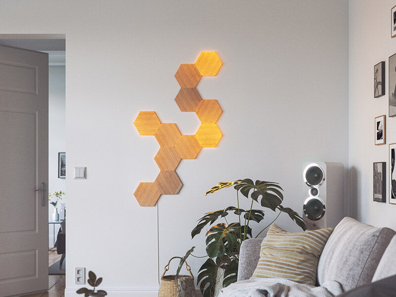 Nanoleaf Elements Wood 木紋智能家居燈板 x 3